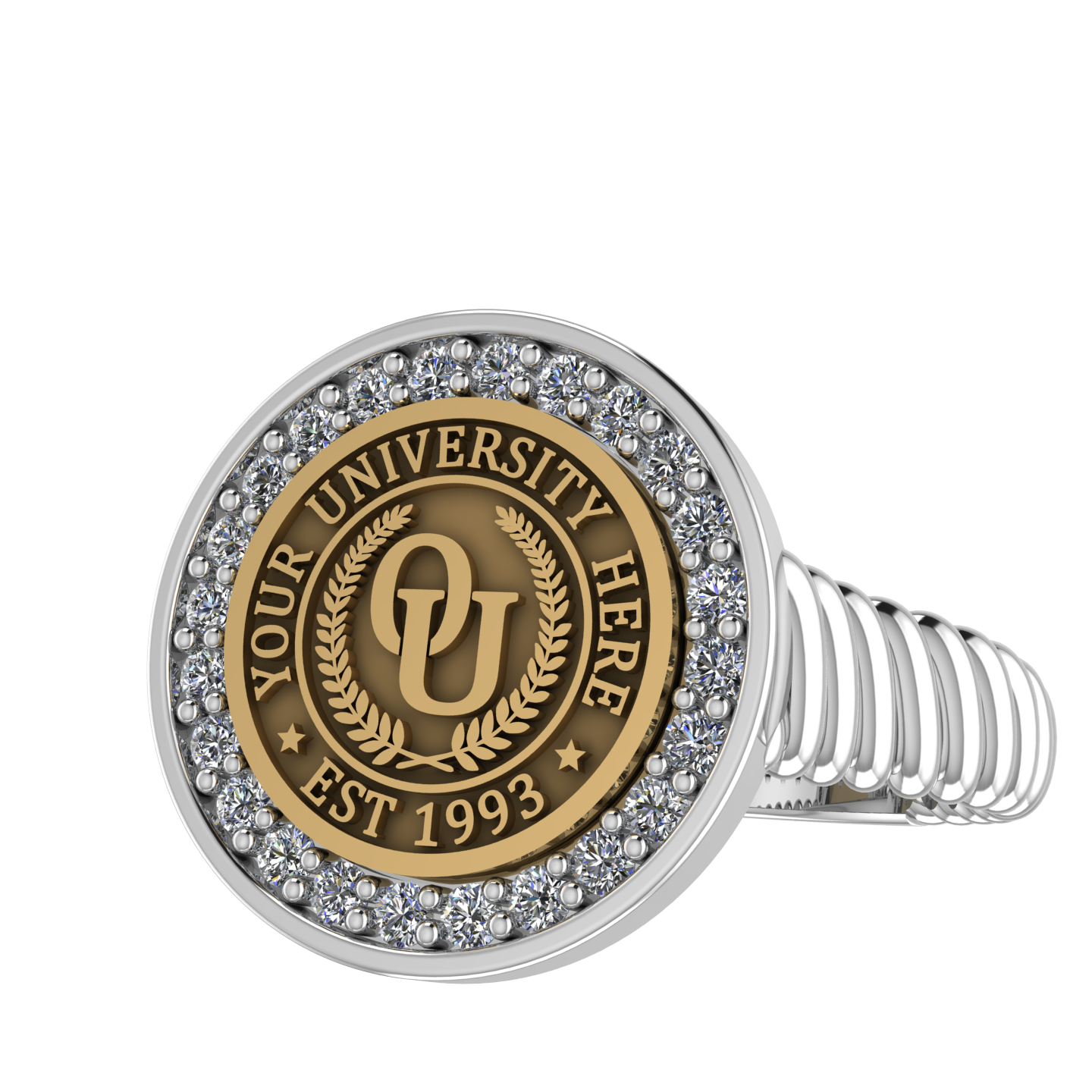 Agonisch | Rope Core Band Custom Collage Ring