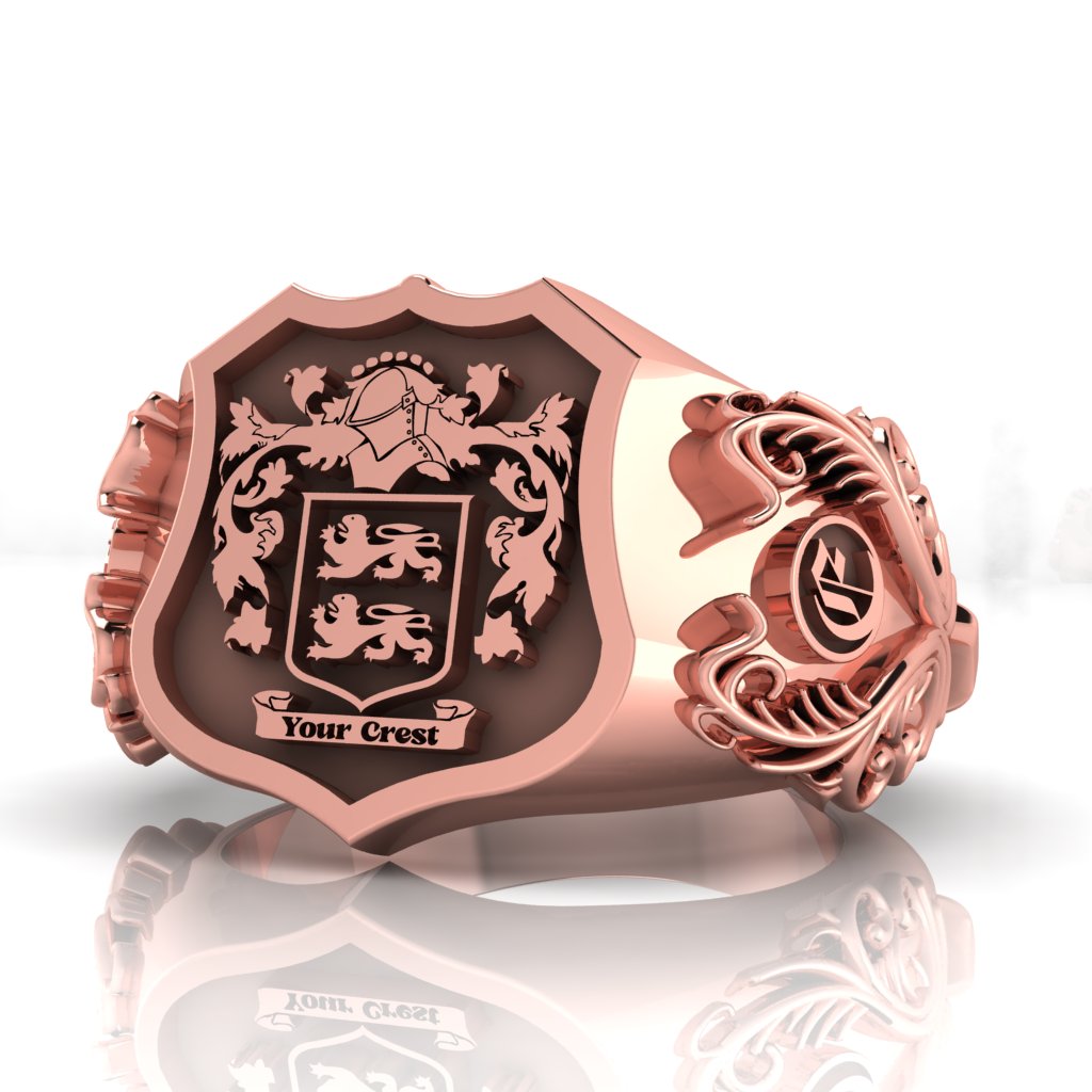 Personalized Family Crest Ring
