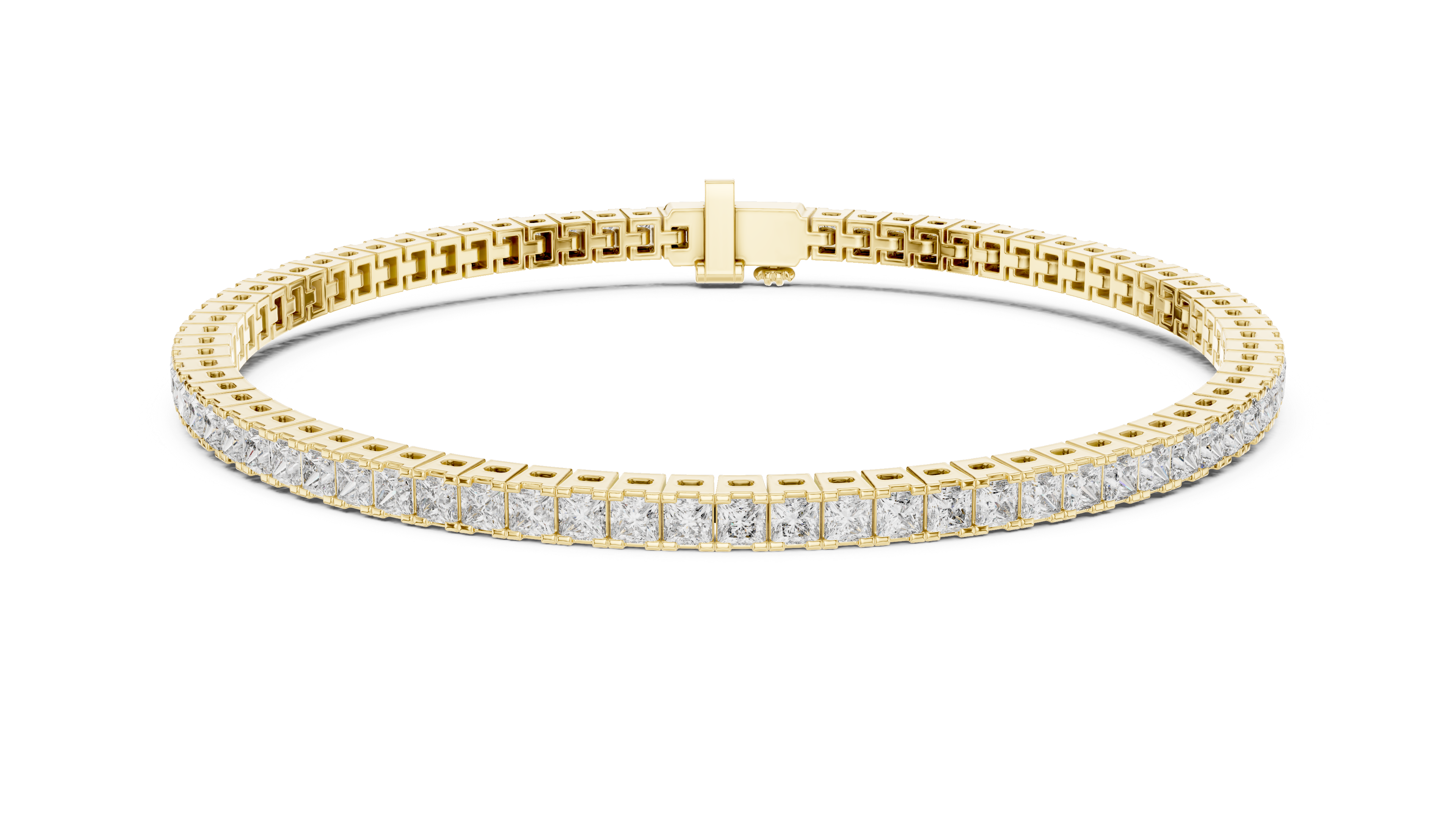 Luxury Princess Diamond Bracelet