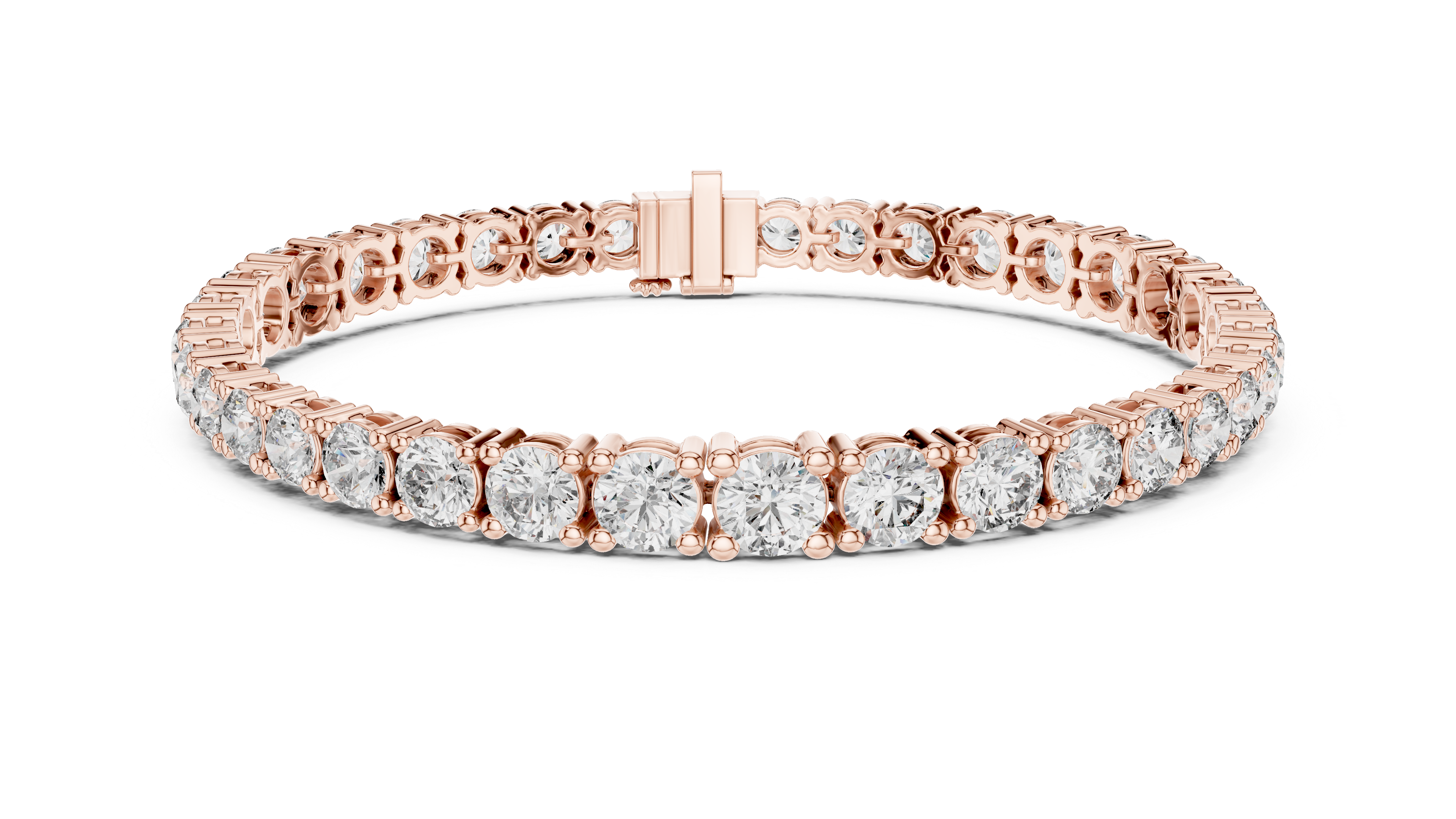Graduated Diamond Tennis Bracelet