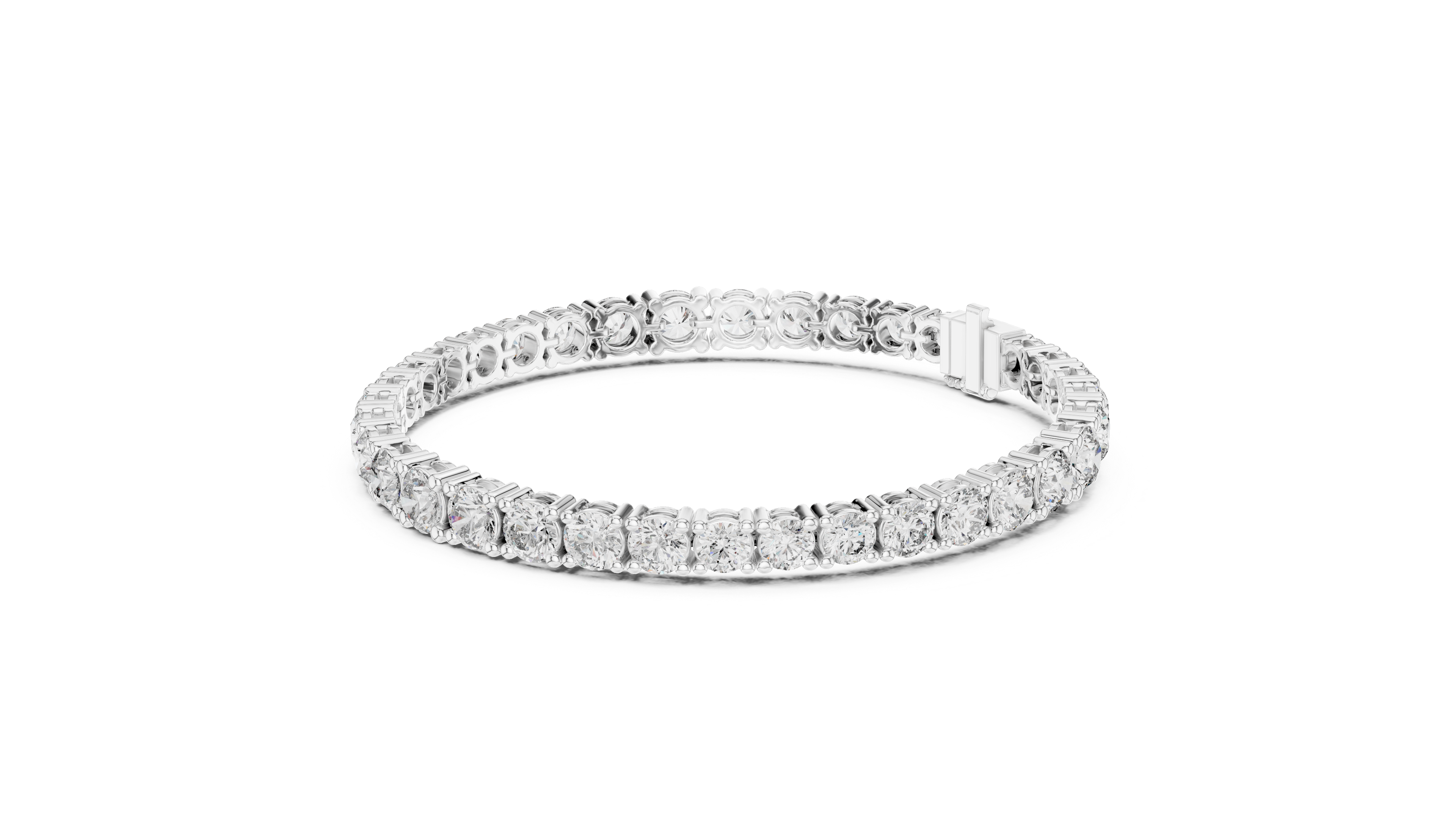 Graduated Diamond Tennis Bracelet