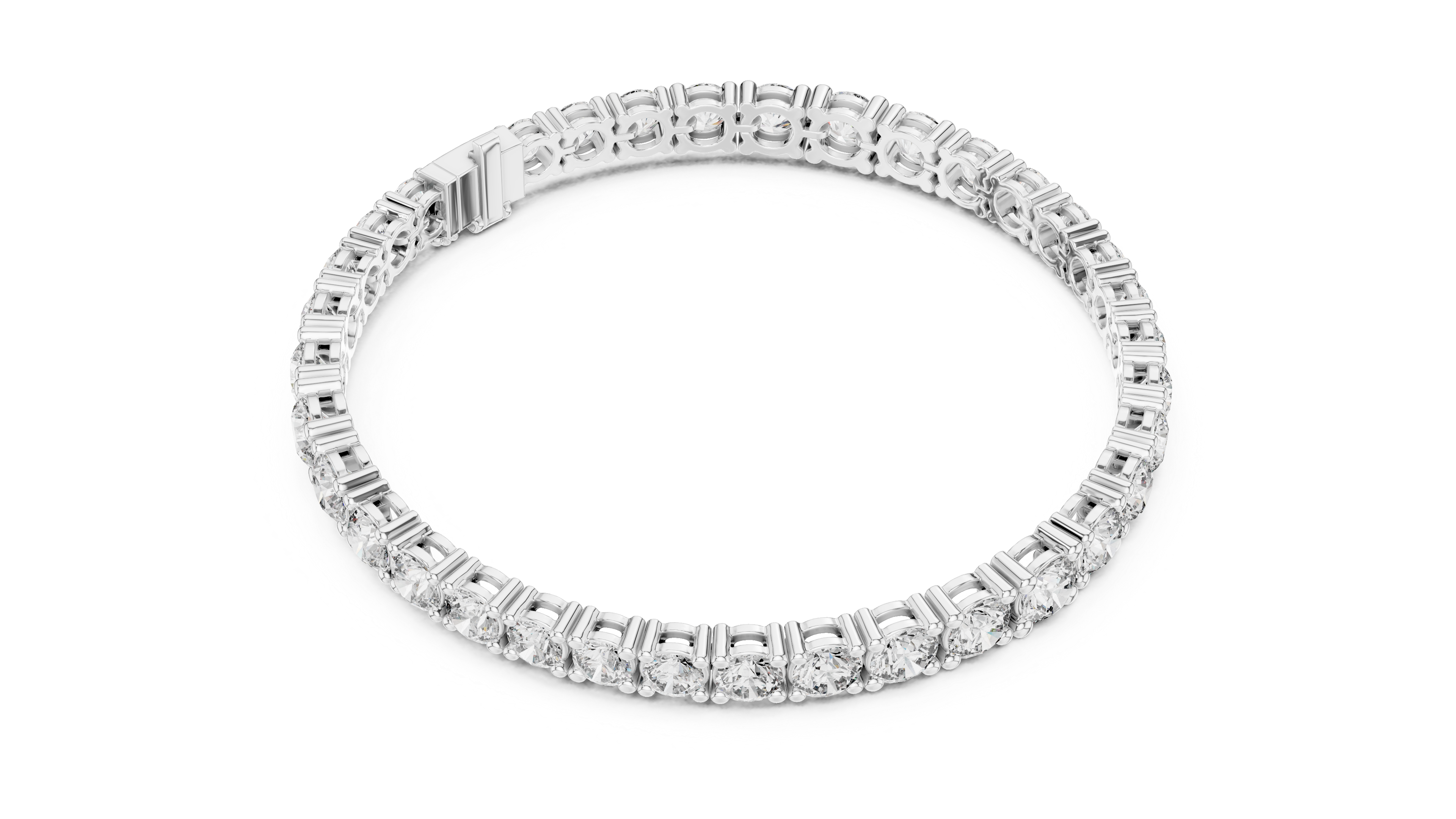 Graduated Diamond Tennis Bracelet
