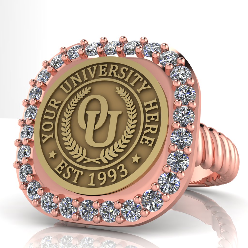 Radius | Rope Core Band Custom Collage Ring