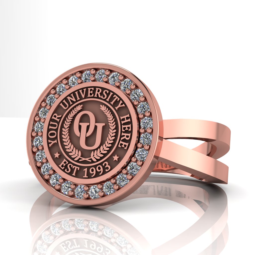 Agonisch | Knife Edge Band Custom Collage Ring