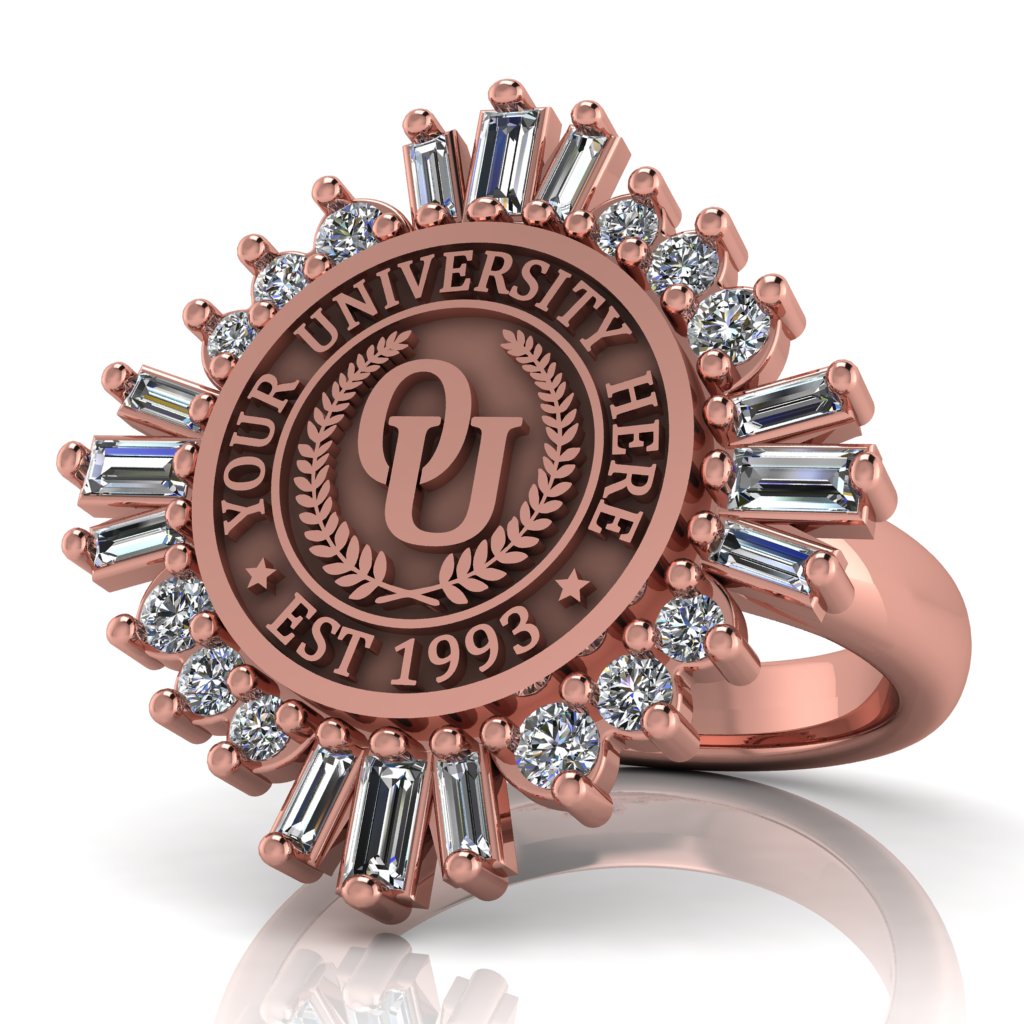 Tramontana | Classic Dome Band Custom Collage Ring