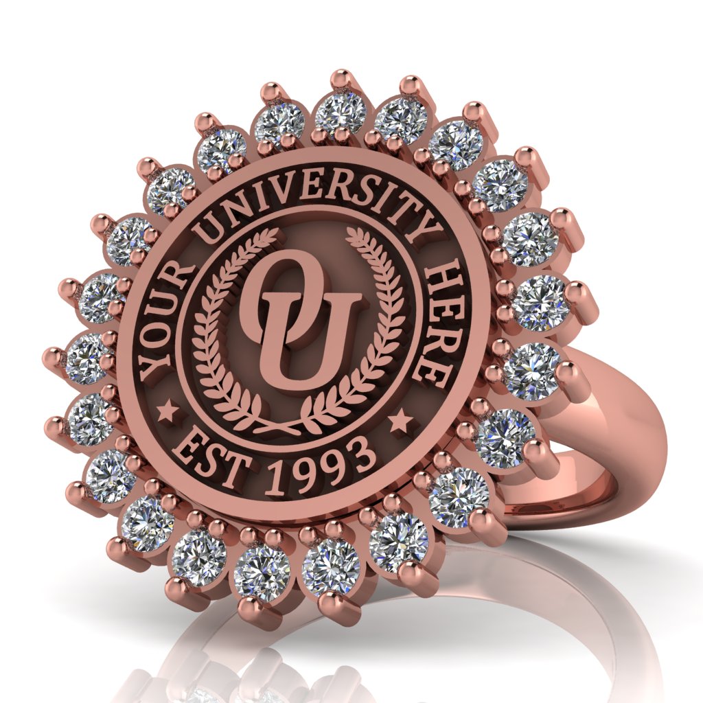 Serku | Classic Dome Band Custom Collage Ring