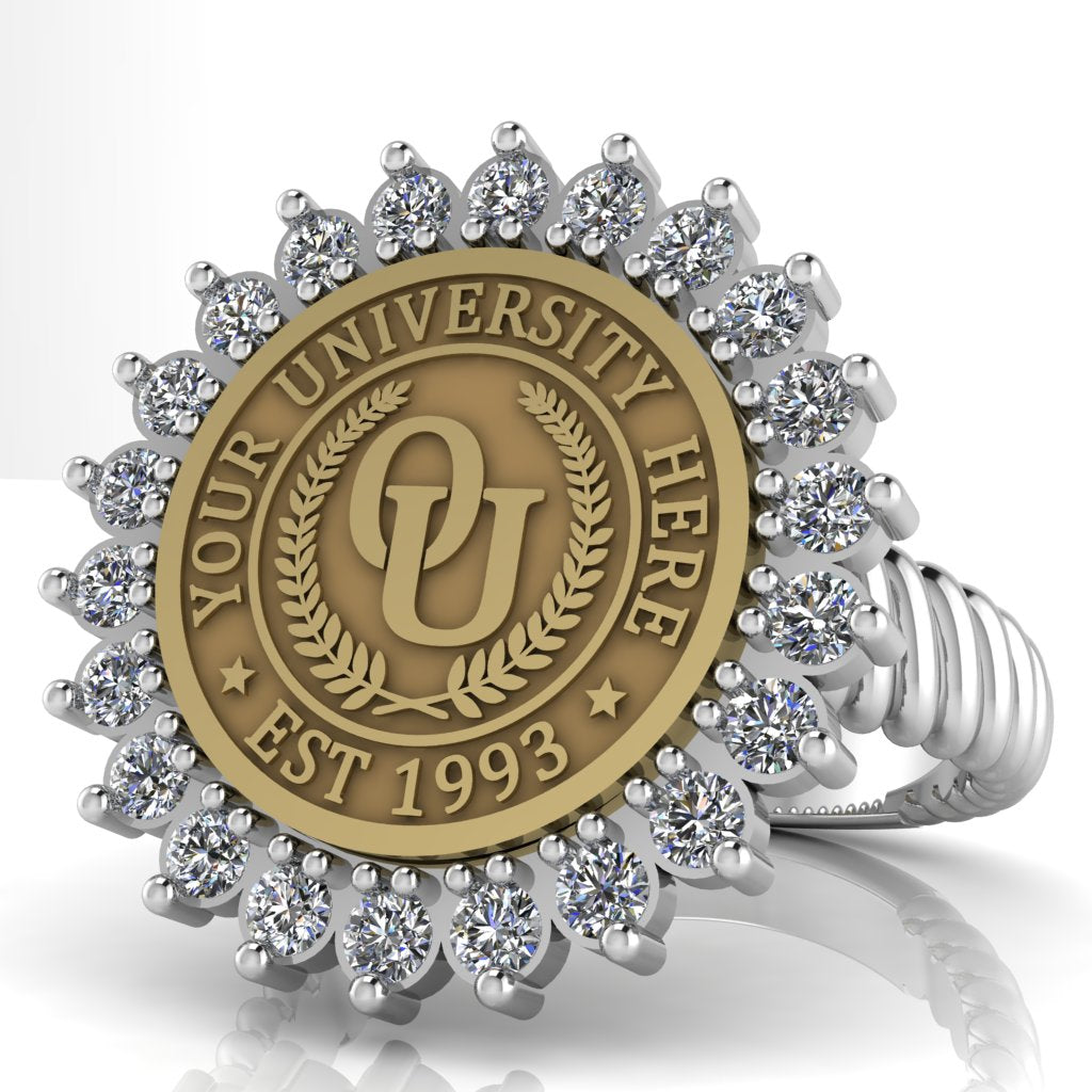 Serku | Rope Core Band Custom Collage Ring