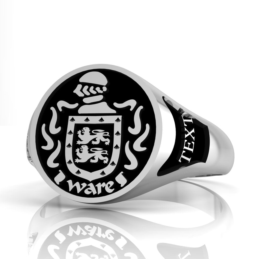 Personalized Family Crest Ring