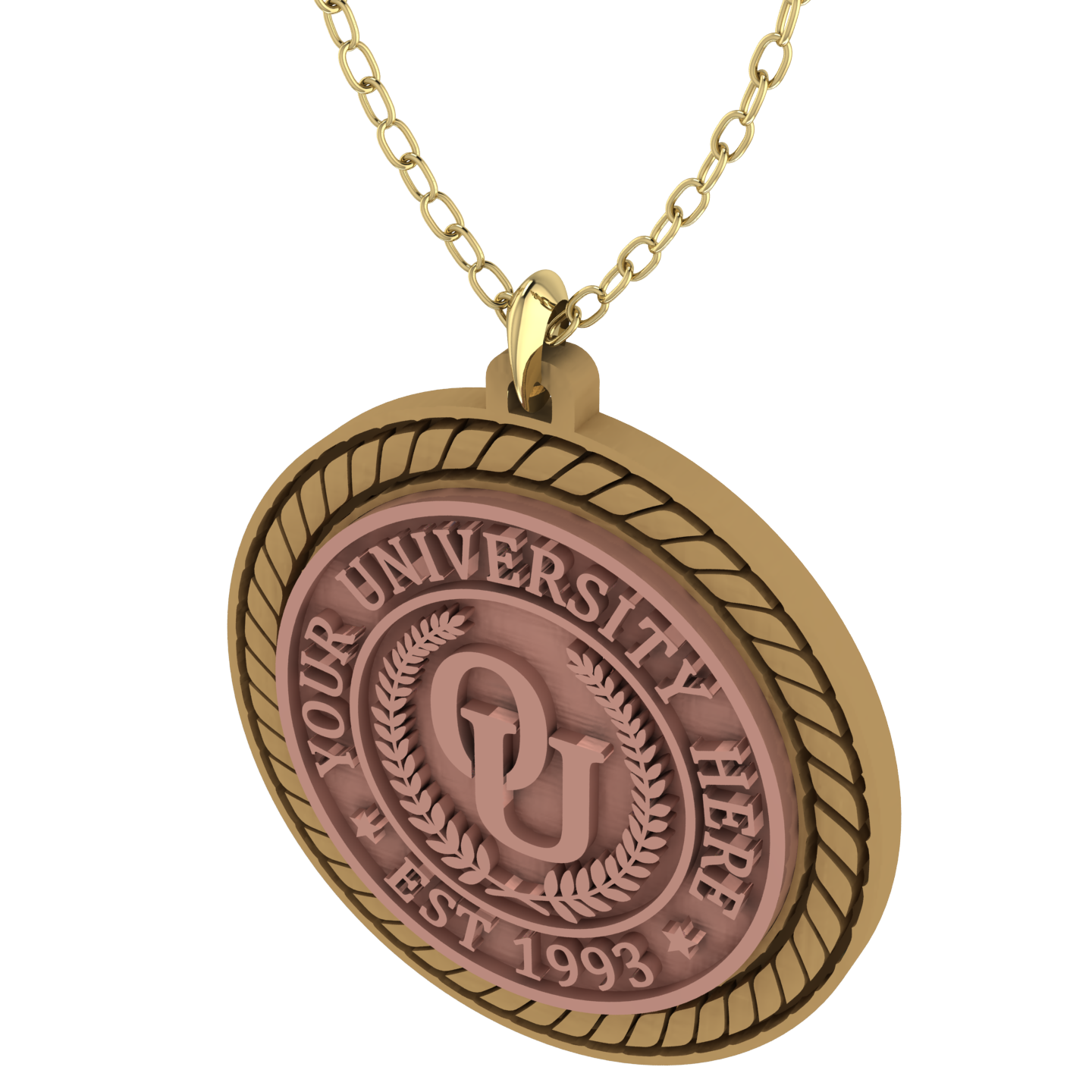 Circum Rope | Custom Unisex University Pendant