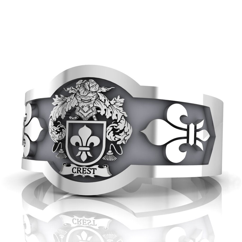 Personalized Family Crest Ring