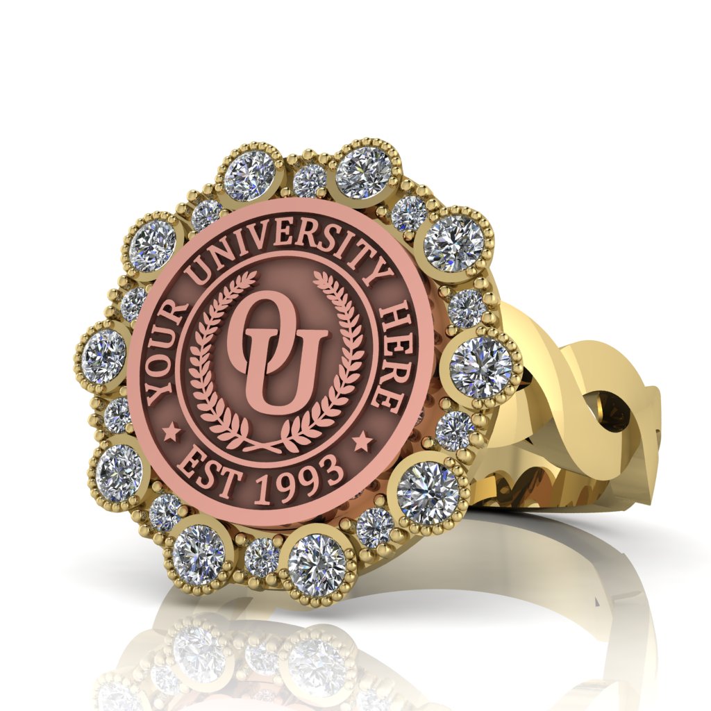 Belgi | Infinity Loop Band Custom College Ring
