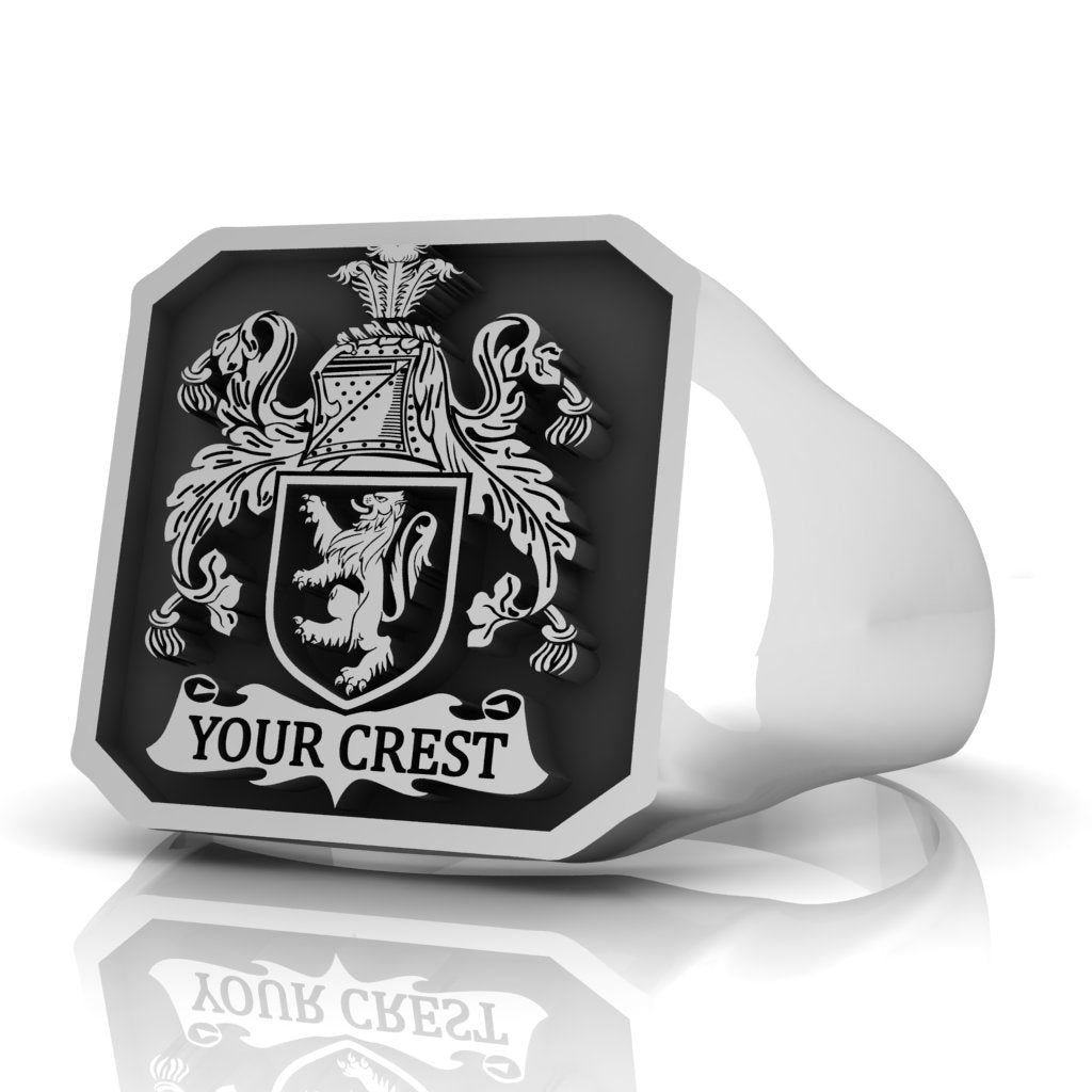Personalized Family Crest Ring