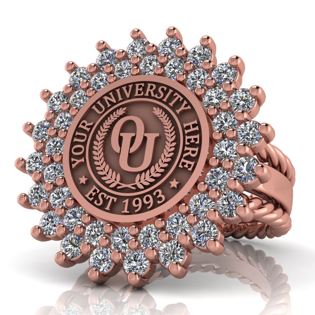 Splendid | Rope Edge Band Custom Collage Ring