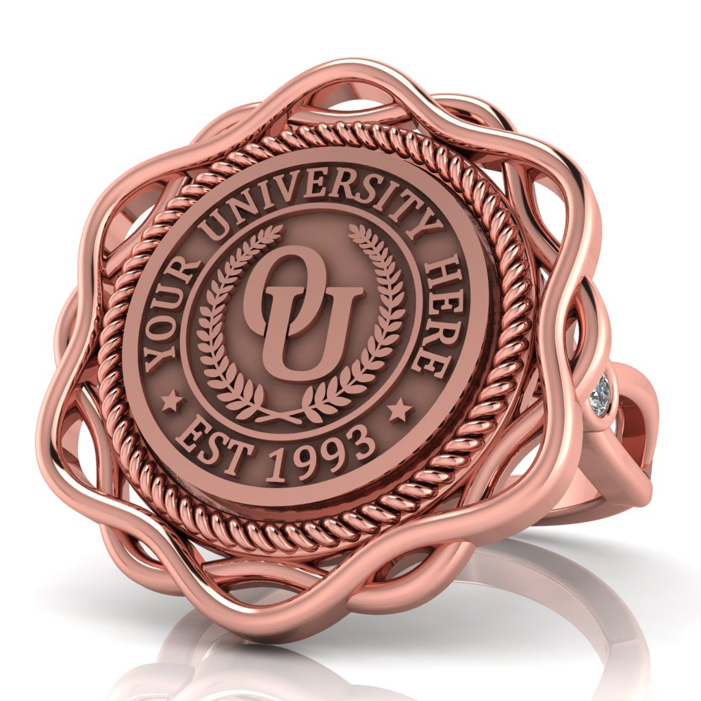 Slanga | Infinity Bezel Band Custom Collage Ring