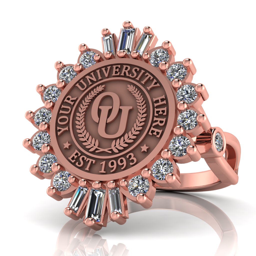 Seren | Infinity Bezel Band Custom Collage Ring