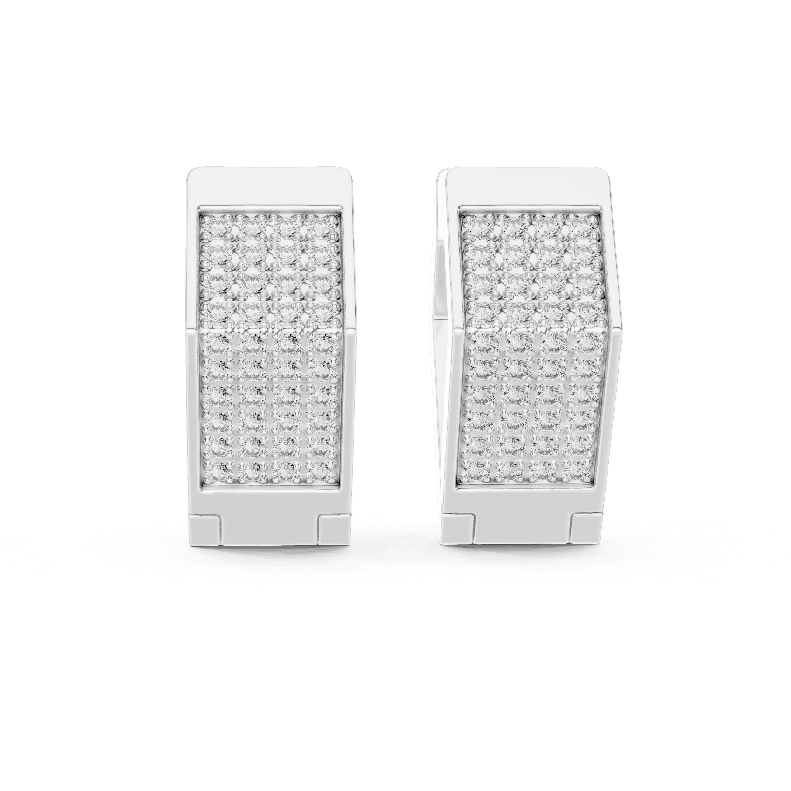 Prestige Pavé Diamond Earrings