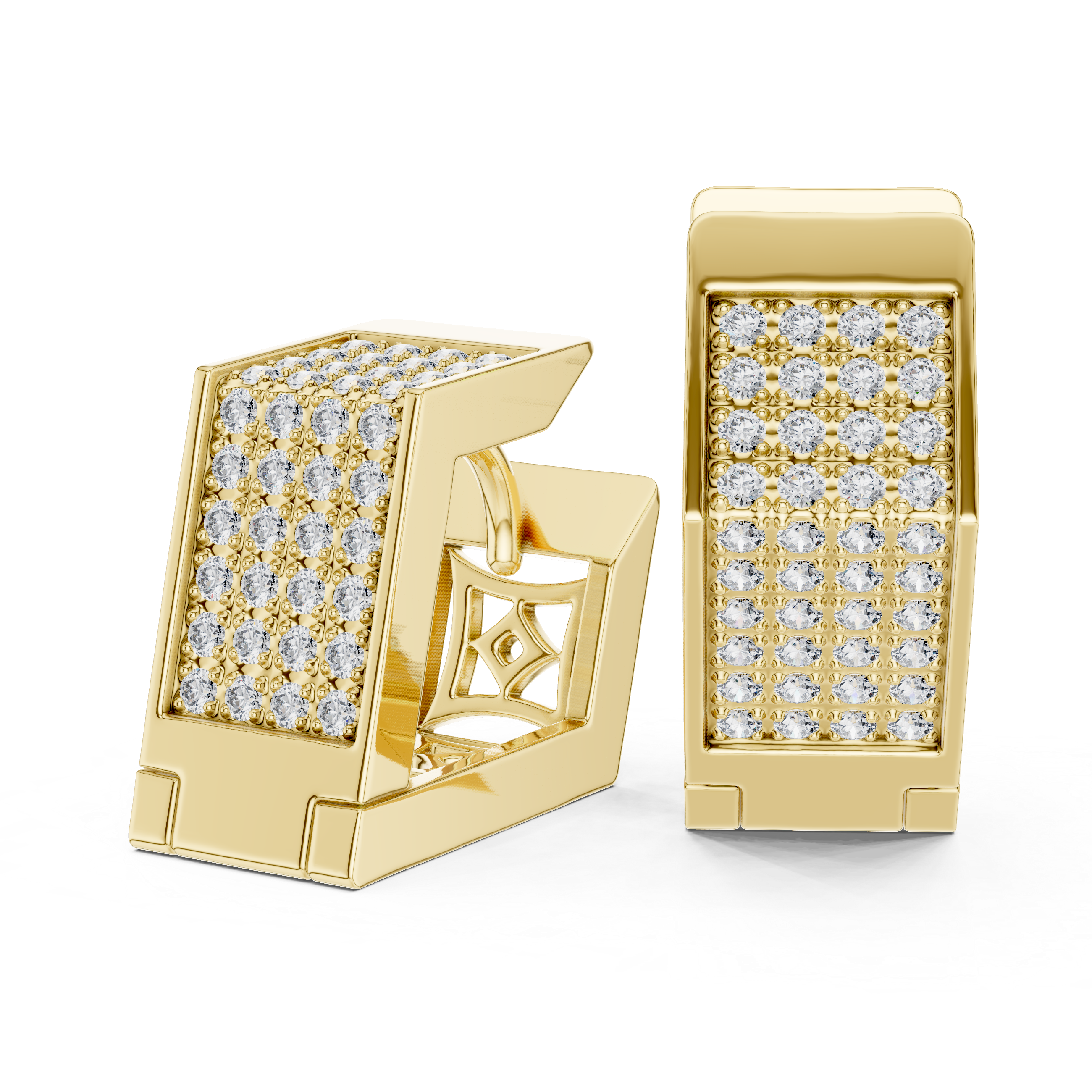 Prestige Pavé Diamond Earrings