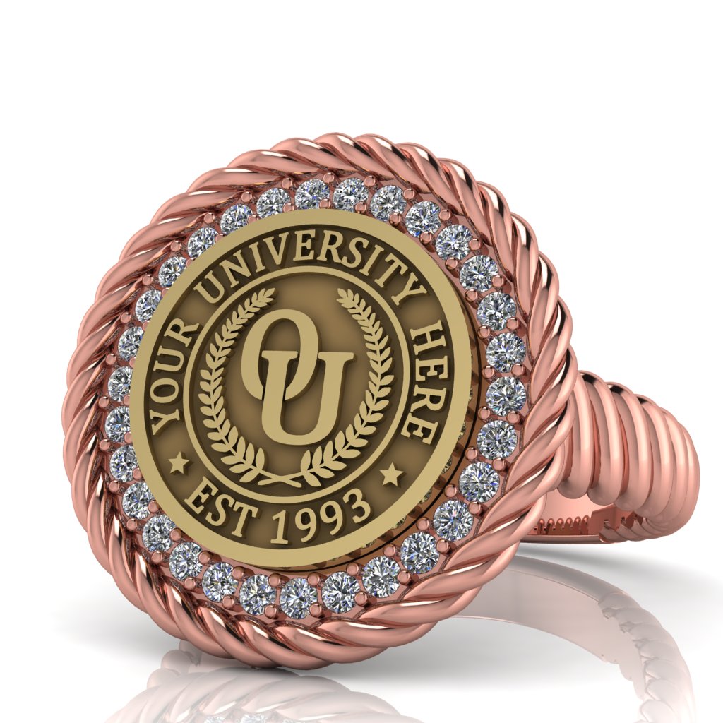 Arrecerat | Rope Core Band Custom Collage Ring