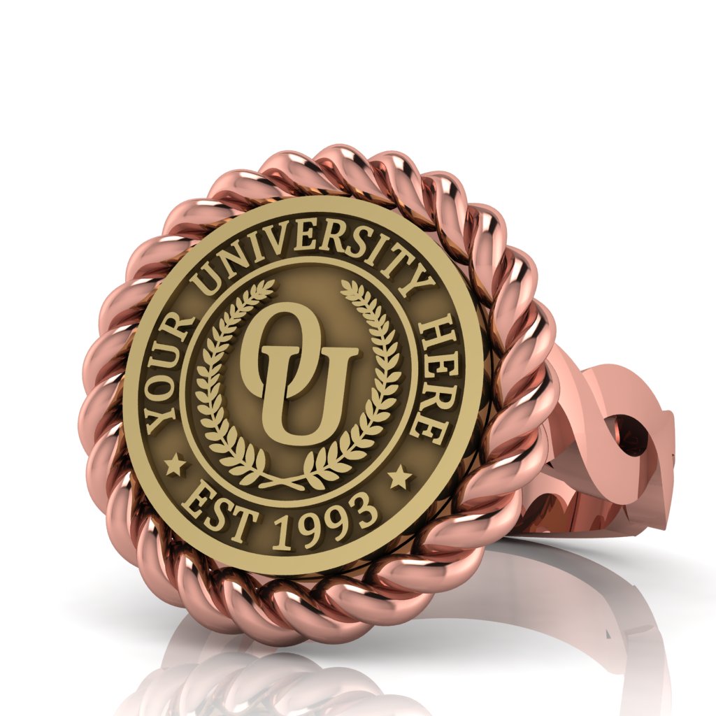 Lubid | Infinity Loop Band Custom College Ring