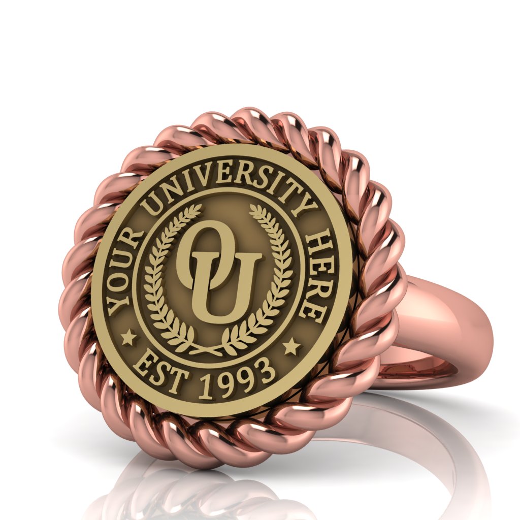 Lubid | Classic Dome Band Custom Collage Ring