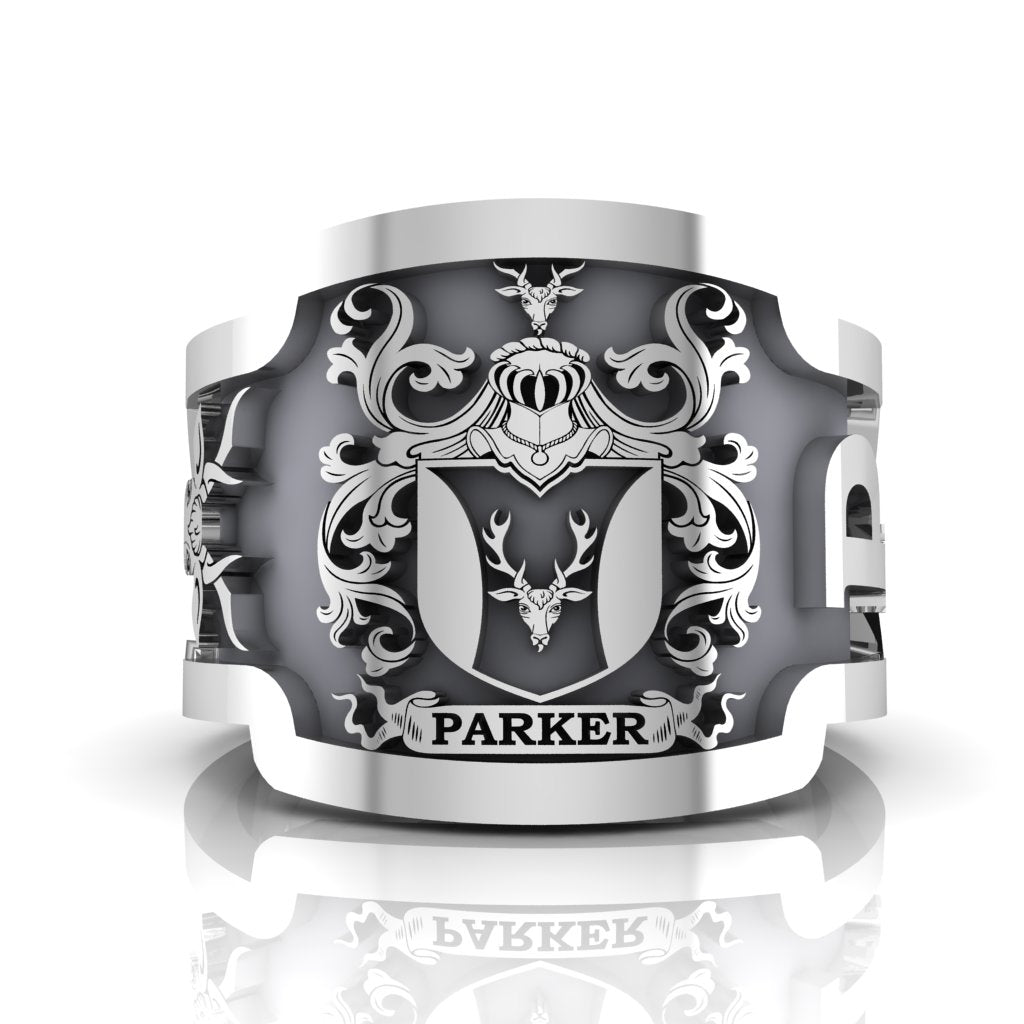 Personalized Family Crest Ring
