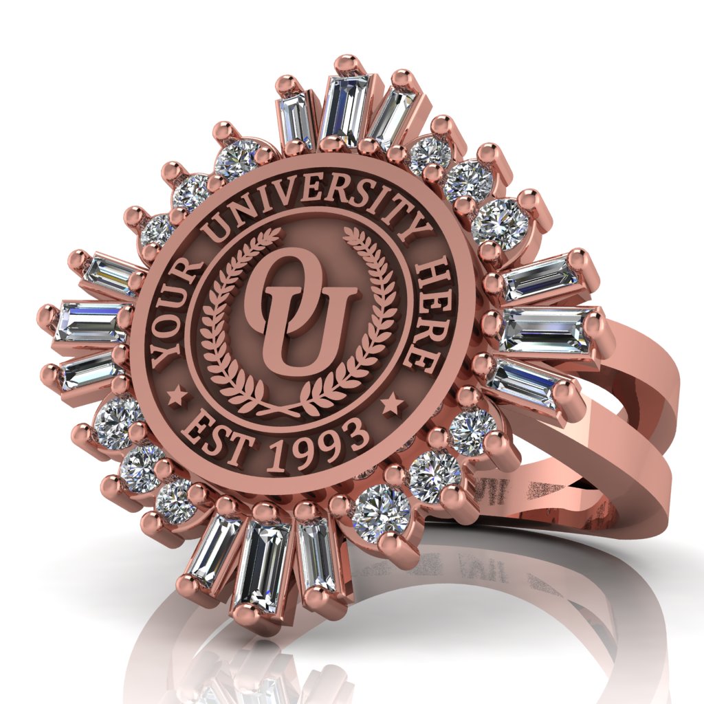 Tramontana | Knife Edge Band Custom Collage Ring