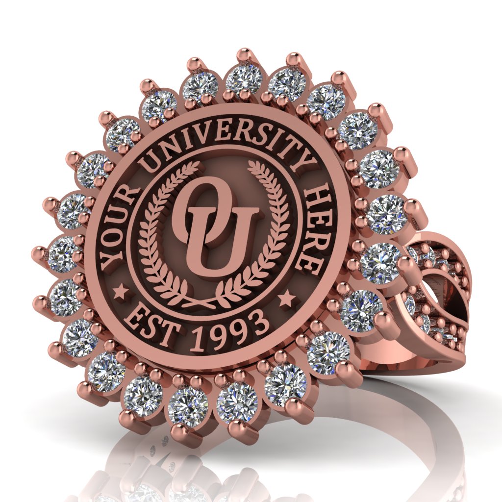 Serku | Infinity Pave Band Custom Collage Ring