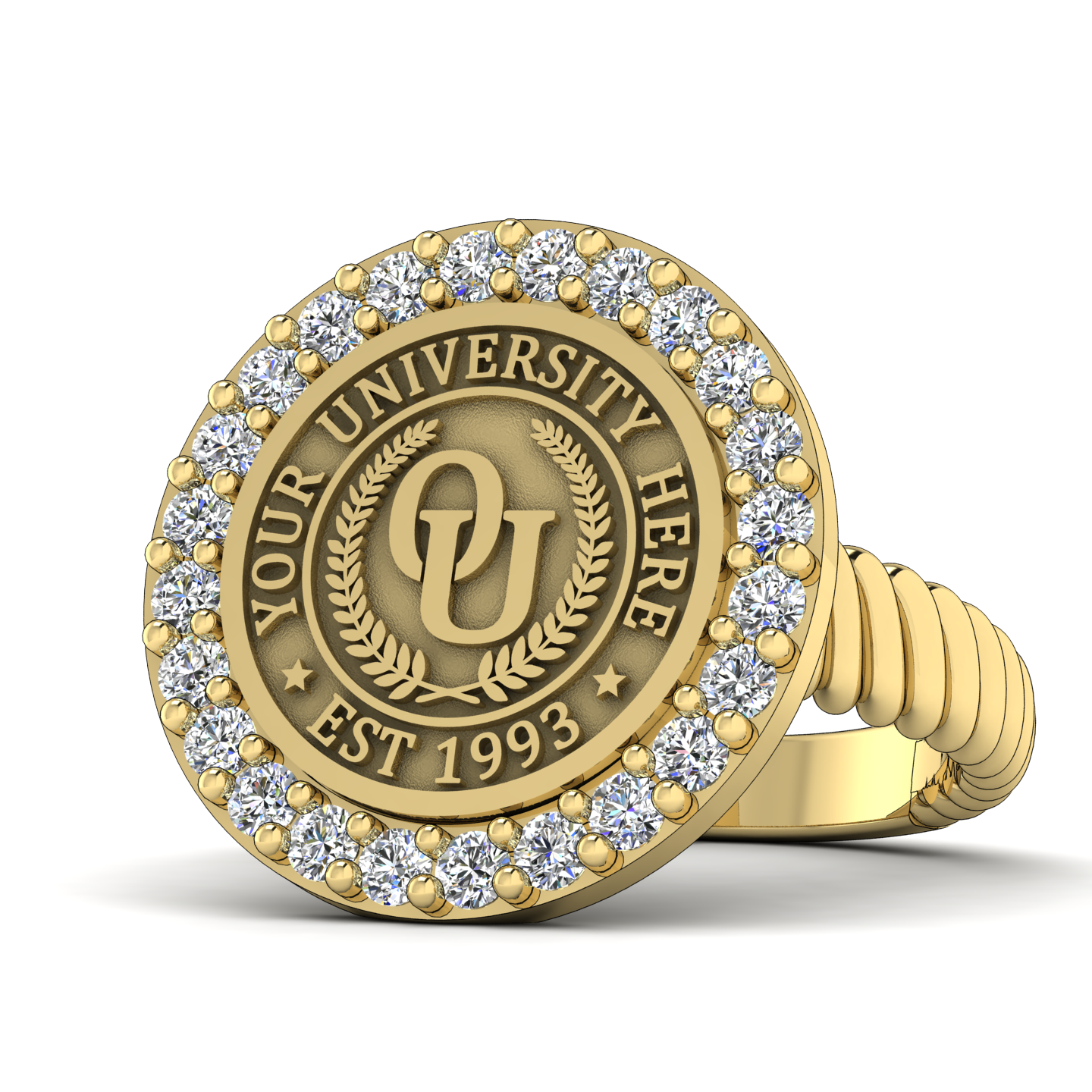 Circum | Rope Core Band Custom College Ring