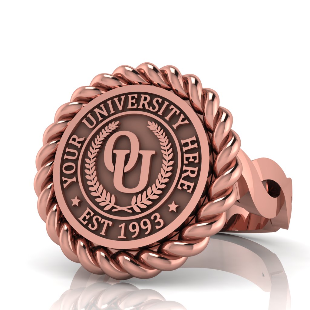 Lubid | Infinity Loop Band Custom College Ring