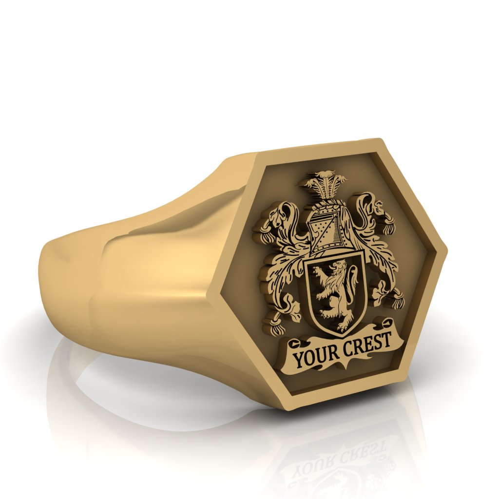 Personalized Family Crest Ring
