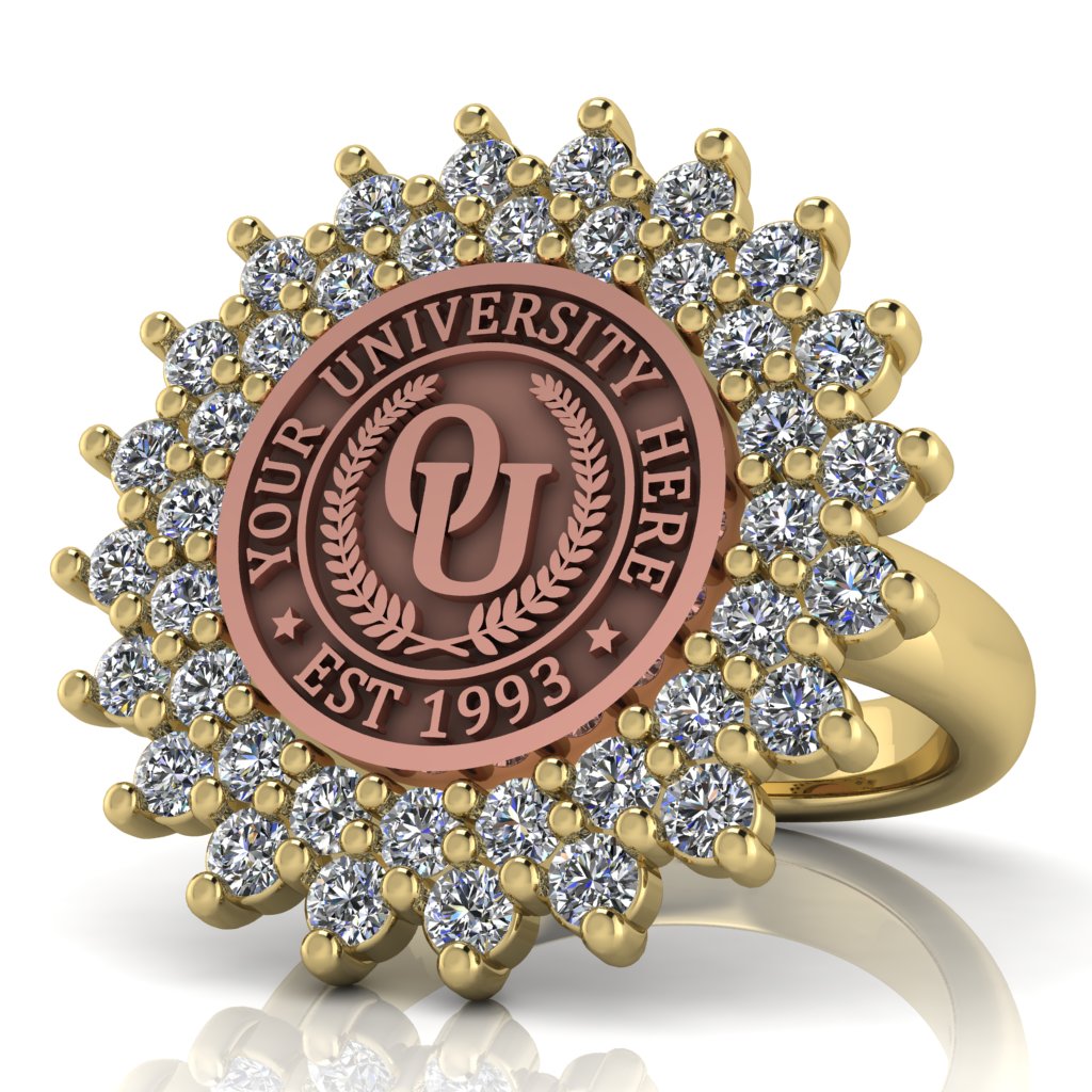 Splendid | Classic Dome Band Custom Collage Ring