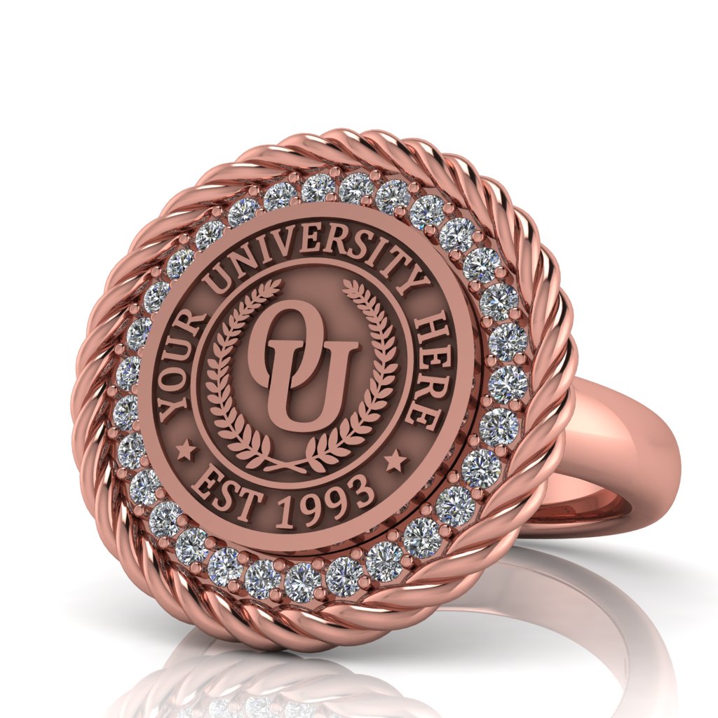 Arrecerat | Classic Dome Band Custom Collage Ring