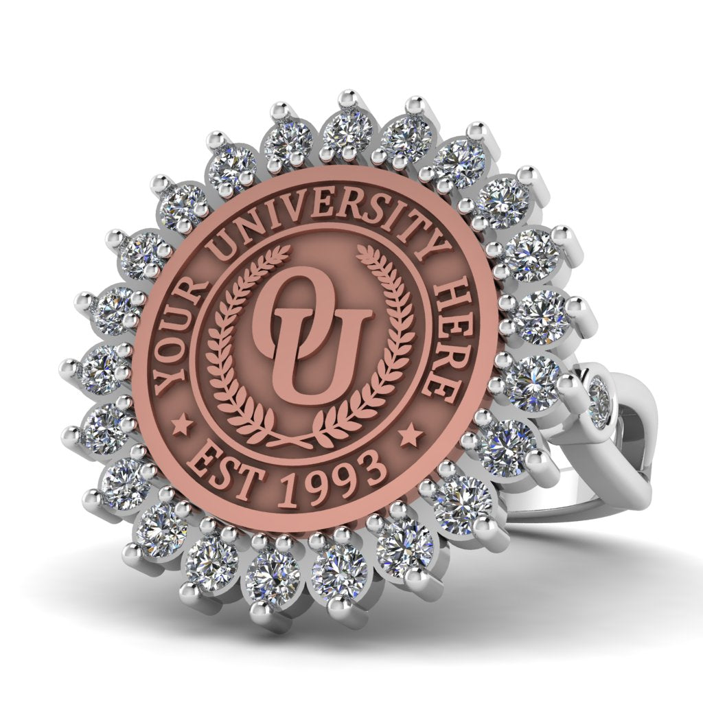 Serku | Infinity Bezel Band Custom College Ring
