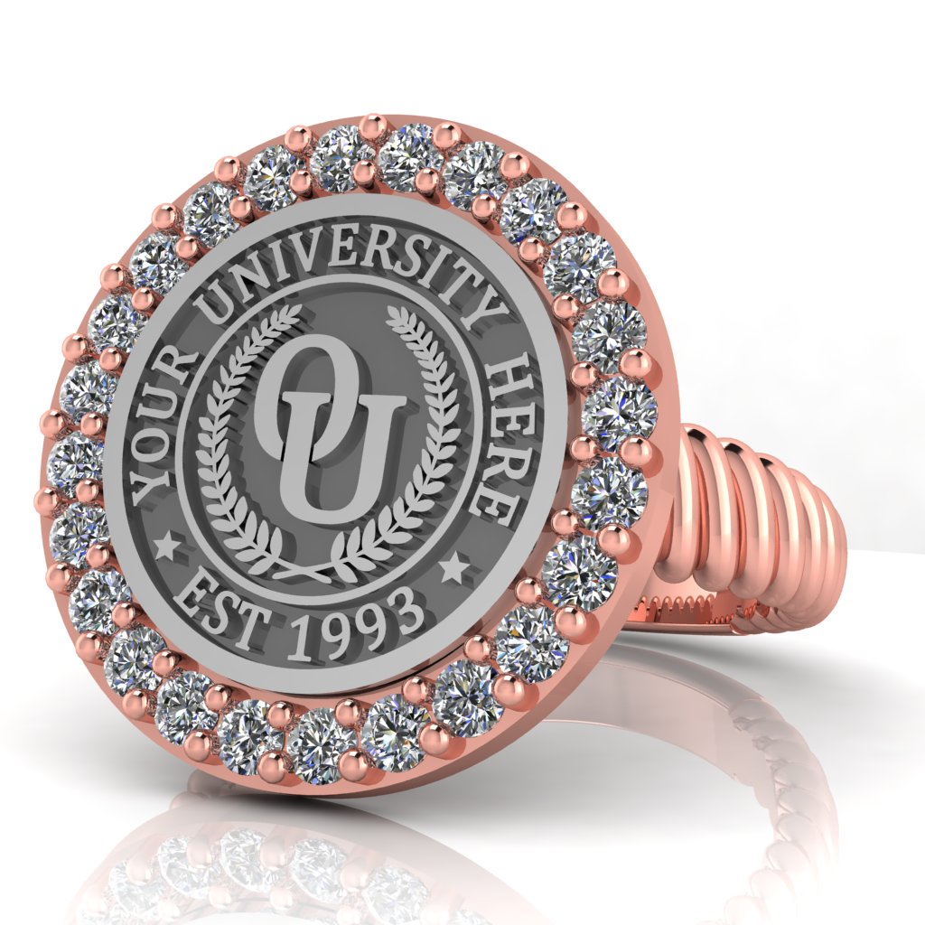 Circum | Rope Core Band Custom Collage Ring