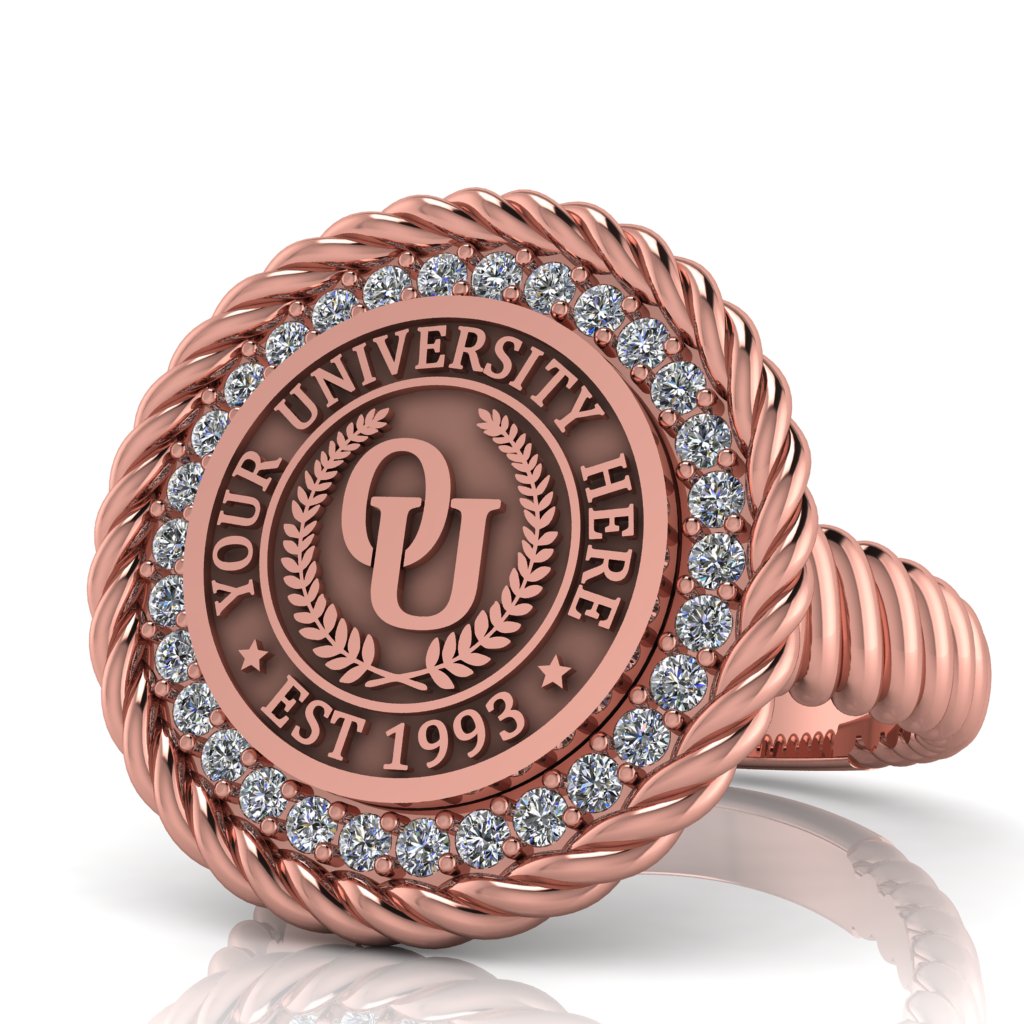 Arrecerat | Rope Core Band Custom Collage Ring