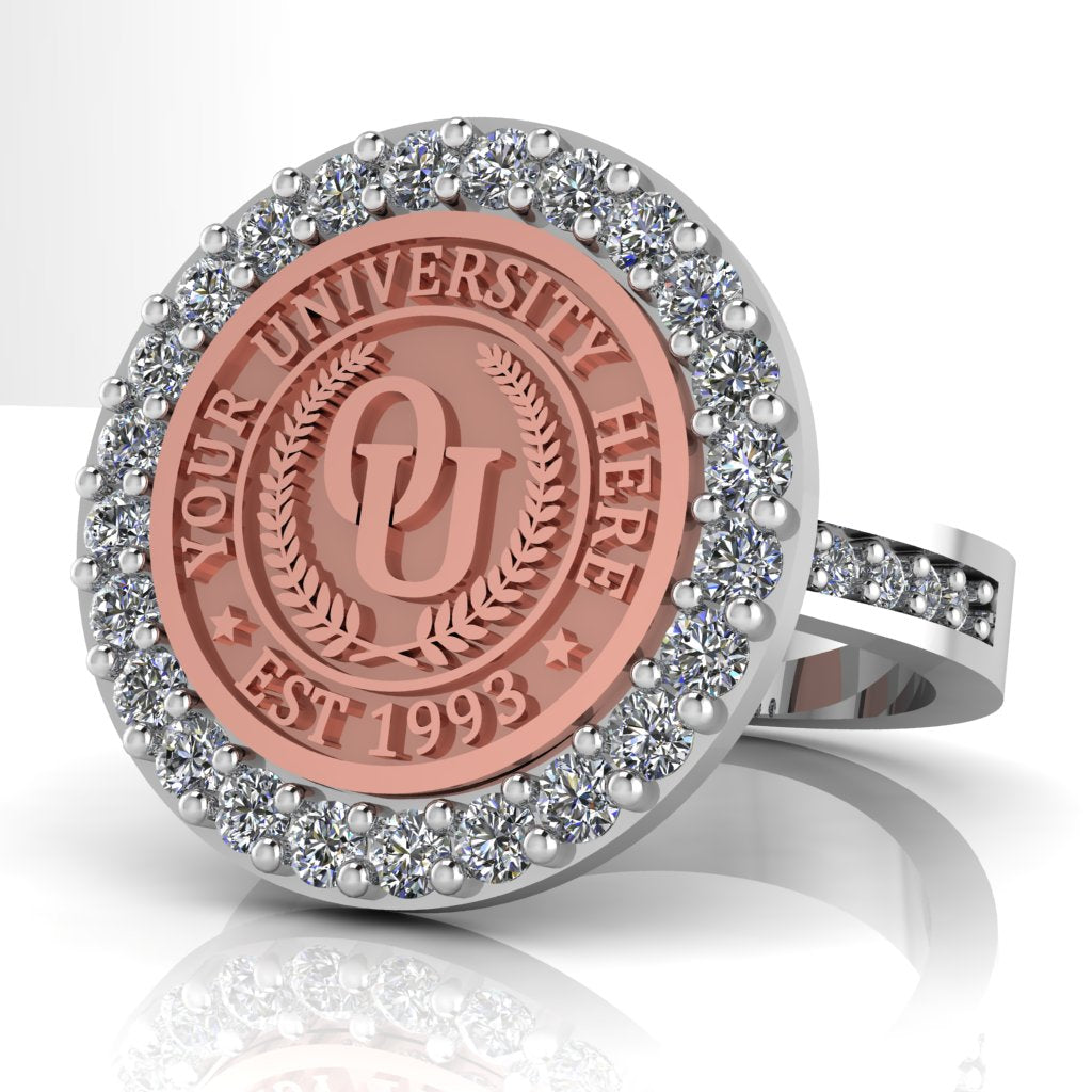 Circum | Channel Core Band Custom Collage Ring