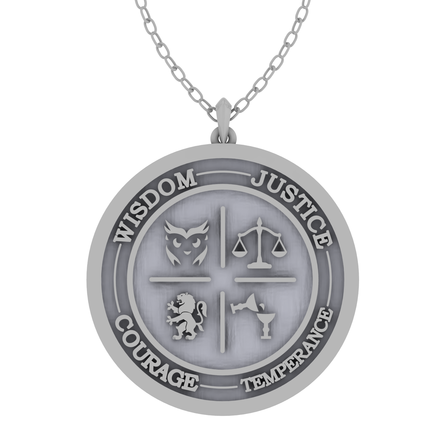 Four Virtues Pendant