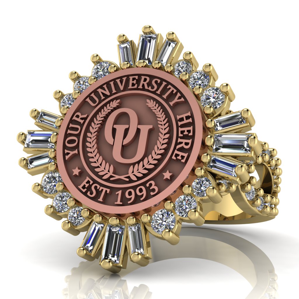 Tramontana | Infinity Pave Band Custom Collage Ring