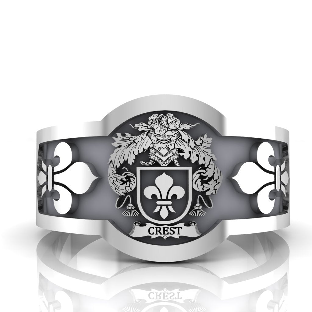 Personalized Family Crest Ring