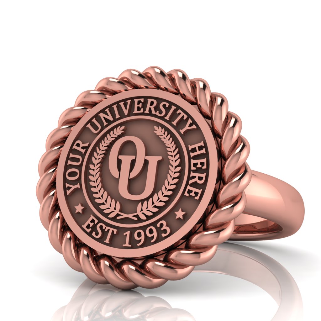 Lubid | Classic Dome Band Custom Collage Ring