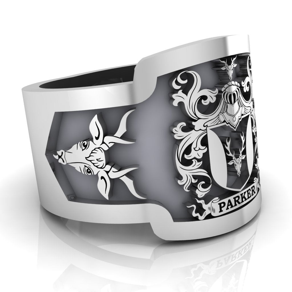 Personalized Family Crest Ring