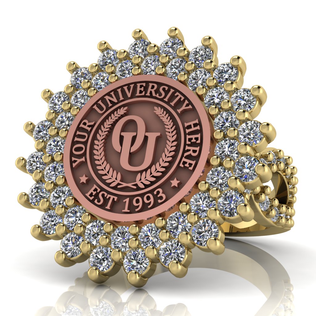 Splendid | Infinity Pave Band Custom Collage Ring