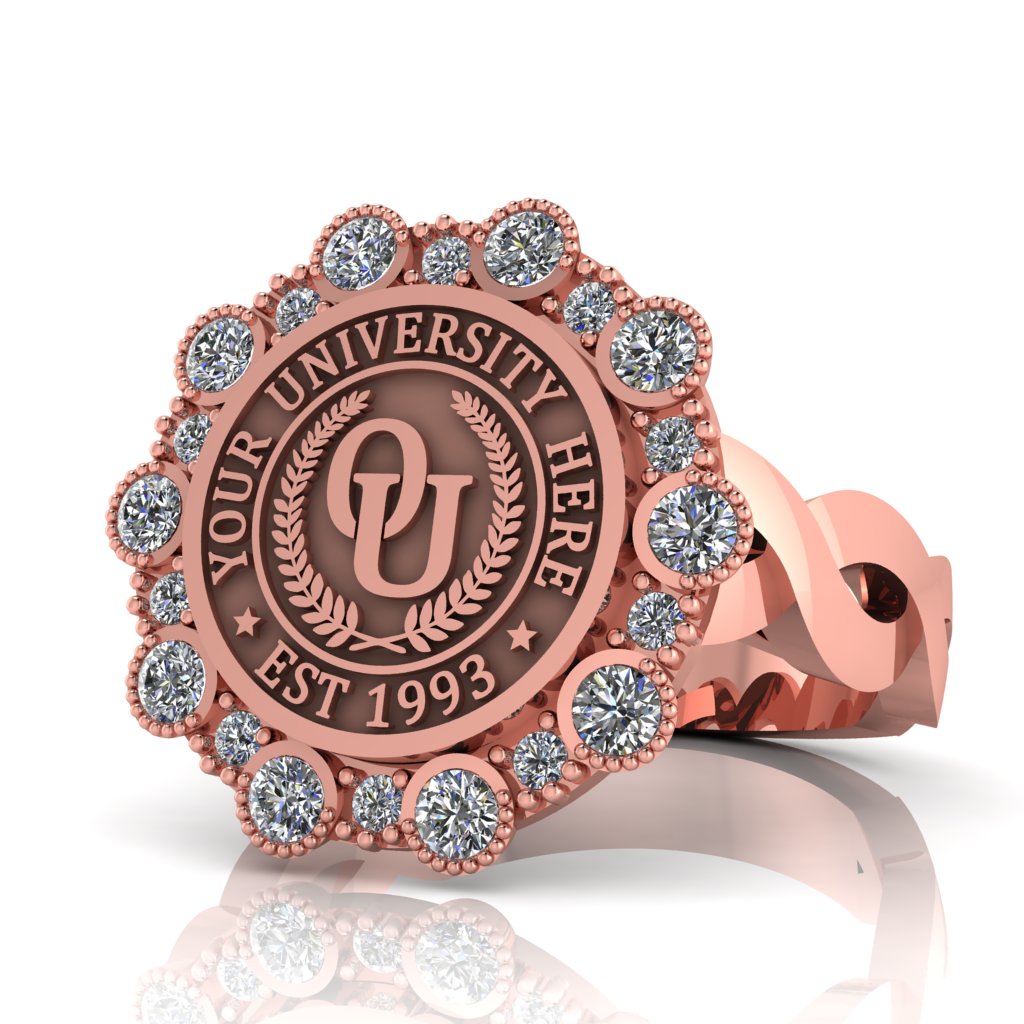 Belgi | Infinity Loop Band Custom College Ring