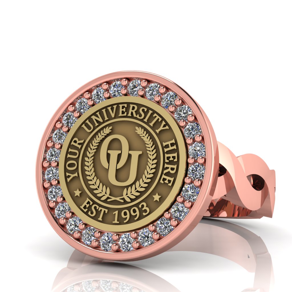 Agonisch | Infinity Loop Band Custom College Ring
