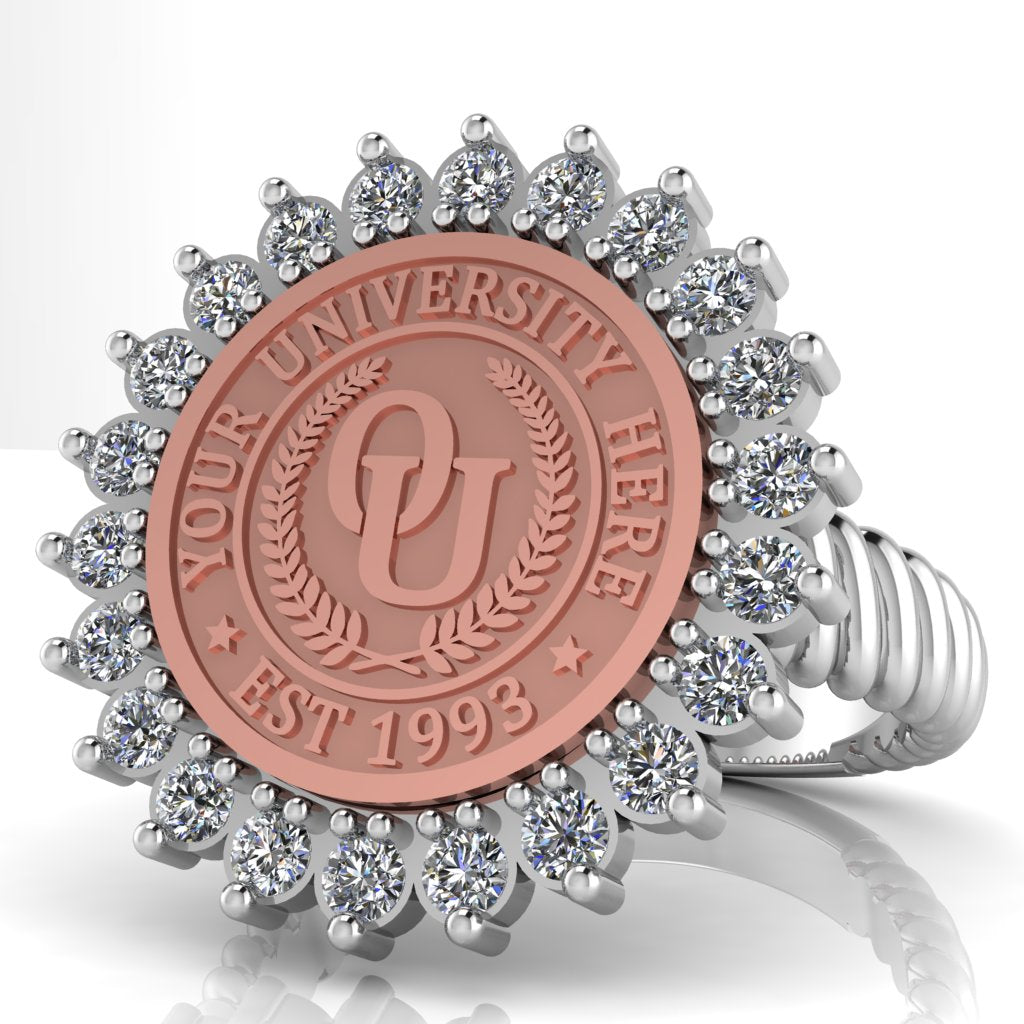 Serku | Rope Core Band Custom Collage Ring