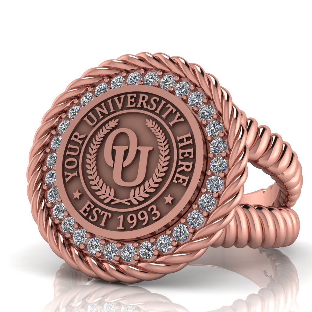 Arrecerat | V-Rope Band Custom Collage Ring