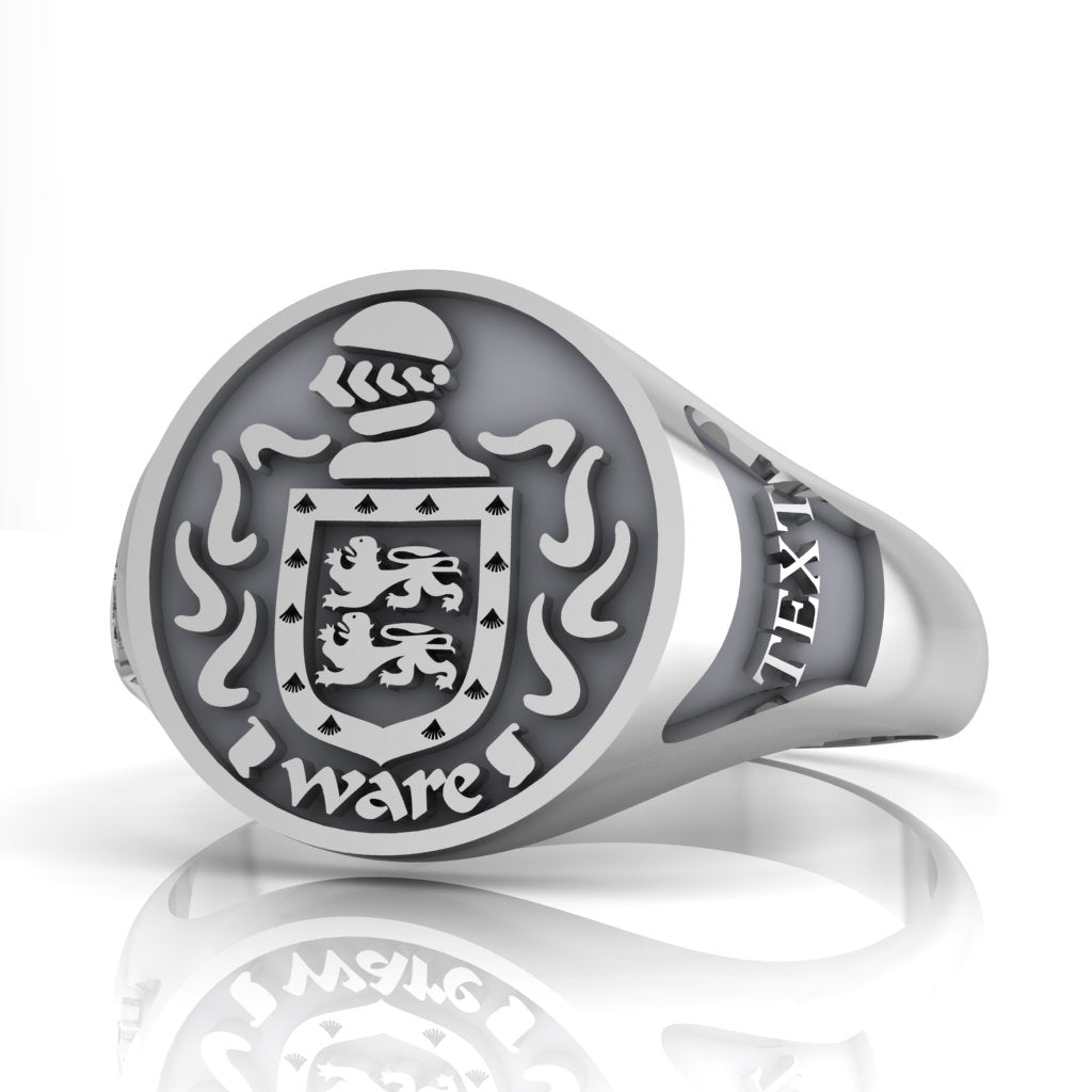 Personalized Family Crest Ring