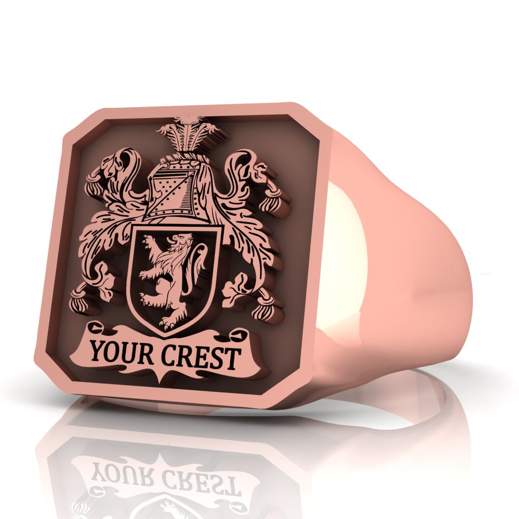 Personalized Family Crest Ring