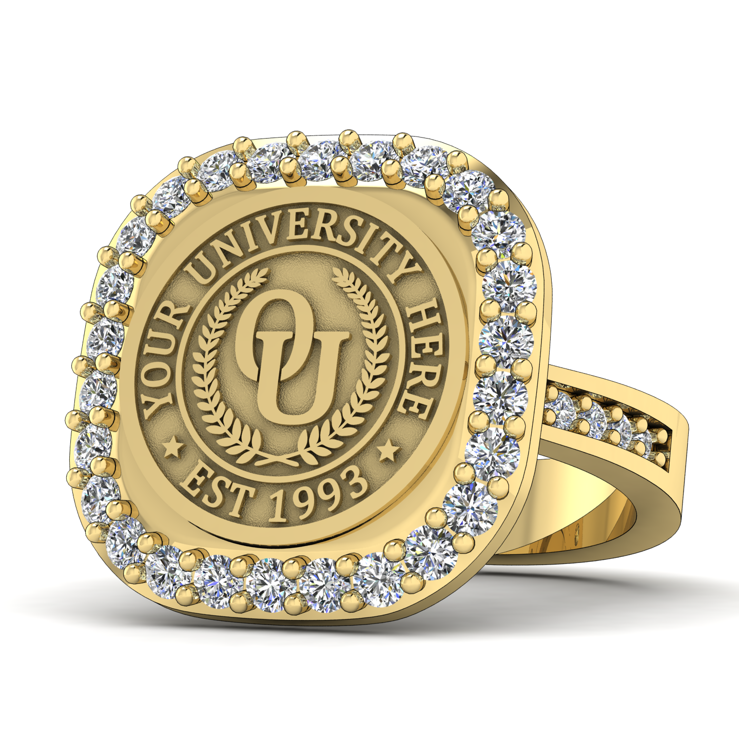 Radius | Channel Core Band Custom College Ring