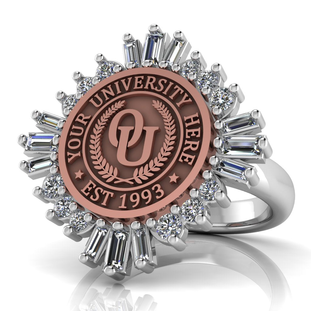 Tramontana | Classic Dome Band Custom Collage Ring